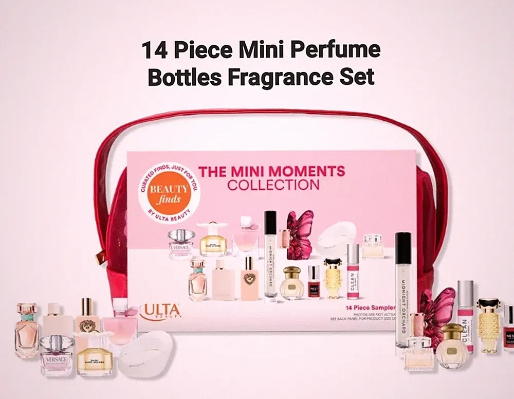Ulta Beauty Finds The Mini Moments 14 Piece Mini Perfume Bottles 2026 Gift Set